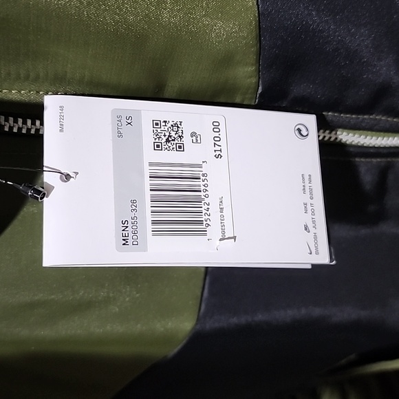 Nike Sportswear Big Swoosh Therma-Fit Revere Bomber Jacket Sz XS & M  DD6055-326 - Picture 9 of 13